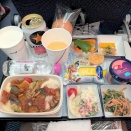 インド旅行2026 ⑥ デリー空港 エンカーム プリヴェ ラウンジ (ENCALM Prive Lounge) ・ ANA838便 機内食