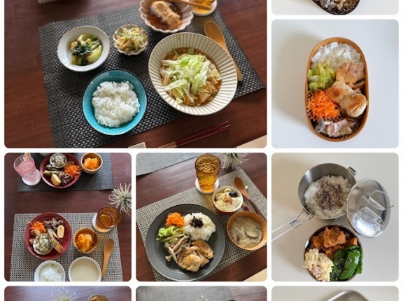 1週間分の我が家の献立まとめ(作りおきおかず、弁当、昼ごはん、晩ごはん)と金曜日の晩ごはんはチキンカツ800g分揚げといた