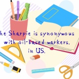 『Sharpie(日本のマッキーとかマジックインキ)』の画像