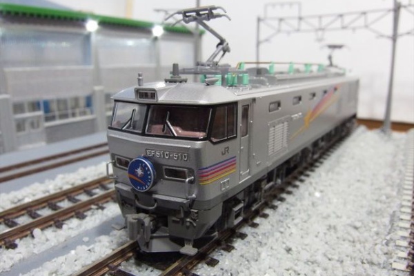 KATO EF510 JR貨物色(銀)ウェザリングディテールアップ