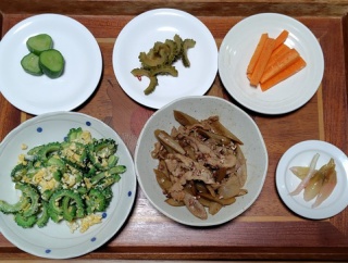 自分で作った粉山椒で食べてみた