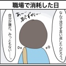 職場で消耗した日