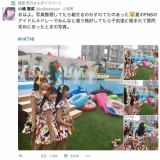 小嶋陽菜がHKT48の子供たちに絡まれて質問攻めにあった時の写真www