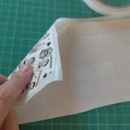Fミュのショッパーでシャカシャカポーチ