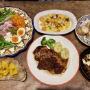 林檎ジャムのソースでポークソテー