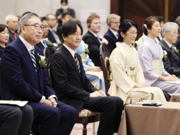 秋篠宮皇嗣両殿下　「第33回ブループラネット賞」の表彰式にご臨席