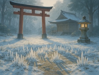 霜柱は神の足跡 ― 冬の精霊観に残る神道の原風景