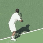 コートサイドの物置小屋