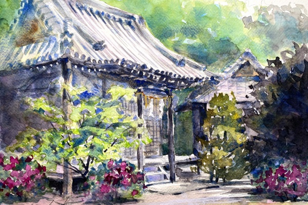 水彩的生活KUROKAWAの透明水彩画