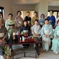 御厨での冷茶会　 鳥取第二支部