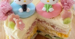 【ひな祭り】これサンドイッチなの？ケーキのような３色サンド