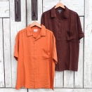 『BIG MIKE』レーヨンシャツコーデ