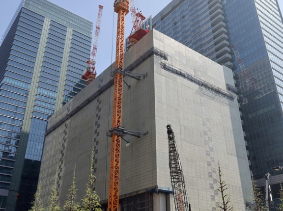 地上24階「三菱UFJ銀行本店」の解体状況！跡地に建設される地上28階、高さ約160m「MUFG本館」の新築工事に着手（2026.4.11）