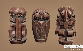 未確認生物のティキ像