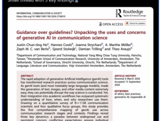 学術研究の世界でも生成AIの利用は今や約70％。一方で、ガイドラインが無い分野が多く、使う事を気後れする「AIの恥」現象が。挙句に、使わないから研究が遅れると