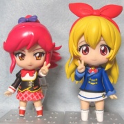 アイカツ ねんどろいど 音城セイラ を職人が制作 その他のアイカツ自作ねんどろと並べた姿が壮観 そくどく