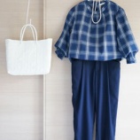 『イトーヨーカドー服とパールネックレスでちょっとおめかし50代初夏コーデ』の画像