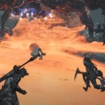 モンハンワイルズ側のコラボバトル、FF14オメガの再現度が凄すぎる！ワイルズ民「攻撃範囲の光る床がまんまFF14」「無茶苦茶力入ってる」「大縄跳びキター！」