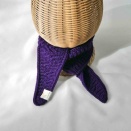 新色追加！ミニマフラー「Astrid Shawl」【ダークパープル】と【ダーク杢グレー】