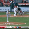 大谷翔平、第1打席で4試合連続安打となるツーベース！