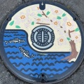 郡上市のマンホールの蓋