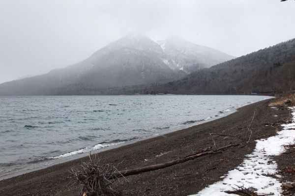支笏湖でのんびりと 支笏湖