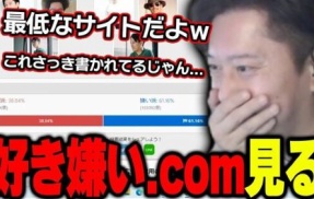 「誹謗中傷の巣窟になってる『好き嫌い.com』はサイト閉鎖するべき」→閉鎖してはいけない真の理由が判明して話題に
