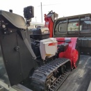 軽トラに除雪機を積み込んで購入先のエキスパートさんでメンテを受けて　その足でお墓参り(^_^) 大分　雪は消えて来てたけど長靴は持って行って正解でした(^_^)v