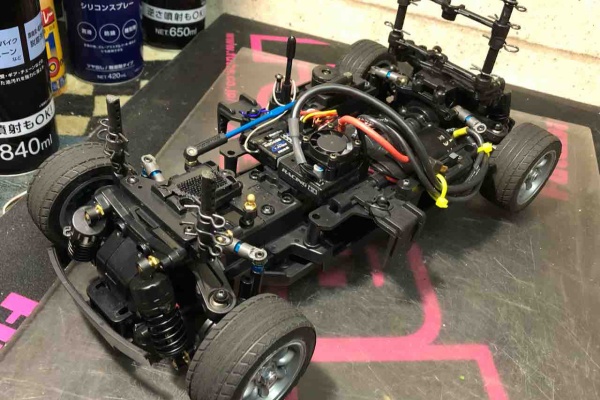 タミヤ MB-01 シャーシ メンテナンス済 メカ付　タミグラ タミチャレ タミヤ MB-01 シャーシ メンテナンス済 メカ付 タミグラ タミチャレ