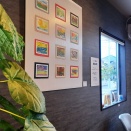 ミルトスの木メンバー絵画作品が展示スタート！＠就労支援カフェMyrtle(マートル）てら・す