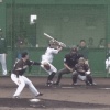 【日ハム紅白戦】先制ホームランを打った大田泰示さん、守備でも躍動する