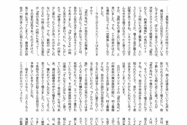 新海誠監督十五周年記念同人誌 Locus 星々の軌跡