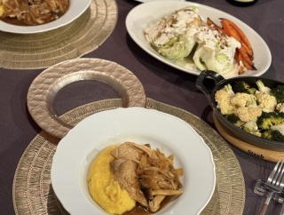 『絶景！ヨーロッパの山小屋』でみて食べたくなった、ポレンタの夜ごはん