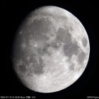 『令和6(2024)年7月18日の天体観測　月の直焦点撮影』の画像