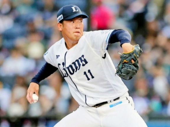 上田大河投球フォーム改善中。