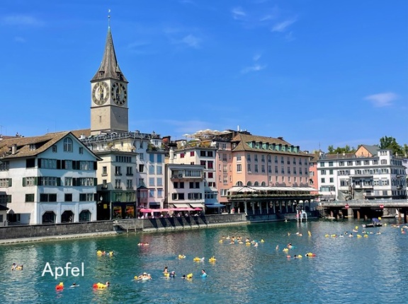 リマト川を泳ぐ日 in チューリッヒ🇨🇭