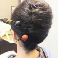 シンプルお茶会ヘアセット(*‘∀‘)