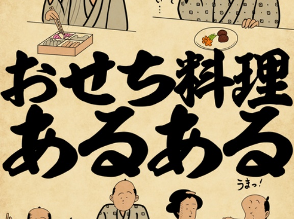 おせち料理あるあるでござる