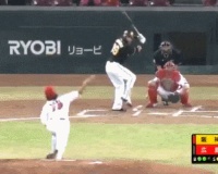 【阪神】1回表　ナバーロの2点タイムリーで先制！！