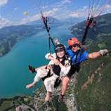 『スイスでパラグライダーデビュー！』の画像