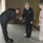 オバマ大統領、天皇陛下にお辞儀せず＝「ぺこぺこしすぎ」と批判受けた過去が影響か