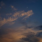 『立ち気味の夕方の月の弦　2021/09/12』の画像