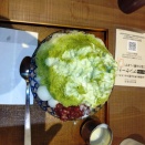 抹茶のかき氷　ゆめタウン