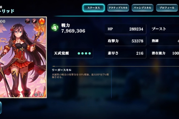 らるくのエバーテイル ブログ 微課金 バーンストライク系