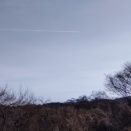 降雪前に堆肥積み