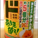 ドンキ・デカい缶詰・みかん果汁100％・食べた