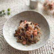 つくれぽいただきました〜あと一品にも！お弁当にも！しらたきとしめじの明太子炒め