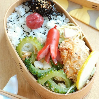 ゴーヤチャンプル弁当【青春だし】