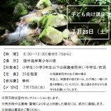 『夏の大冒険~沢登りに行こう~ お知らせ』の画像