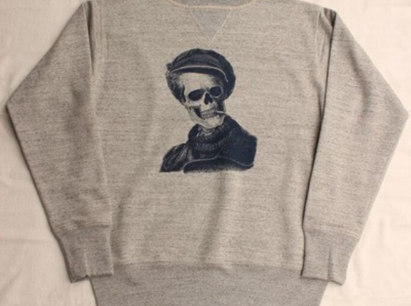 FREEWHEELERS / "BOUND FOR GLORY" DOUBLE V SET-IN SLEEVE SWEAT SHIRT